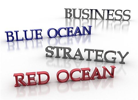 商业,蓝色,海洋,红色,策略