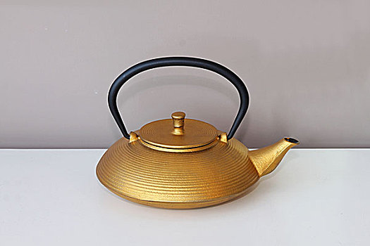 茶壶,金色