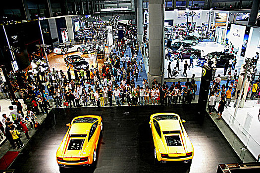 2010重庆汽车展,兰博基尼汽车展区