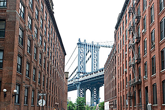 曼哈顿大桥,布鲁克林,高度,纽约,美国
