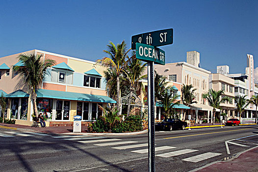 海滨大道,迈阿密海滩,佛罗里达,美国
