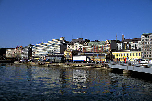 芬兰,赫尔辛基,市区,港口