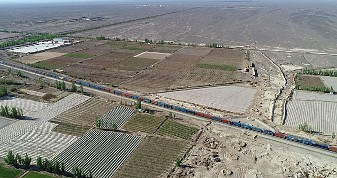 新疆哈密,兰新铁路过哈密