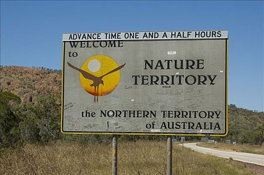 边界,北领地州,澳大利亚