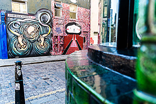 街头艺术,附近,伦敦,英国,欧洲