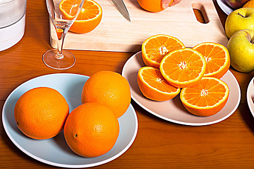 新鲜,健康,橘子