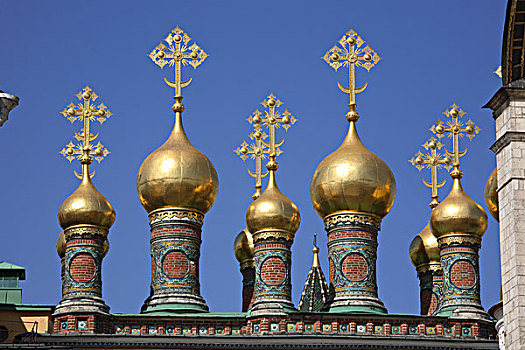 俄罗斯,莫斯科,克里姆林宫,圆顶,宫殿