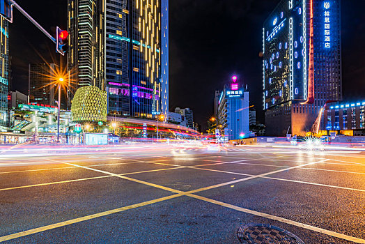 成都太升南路夜景恒大广场