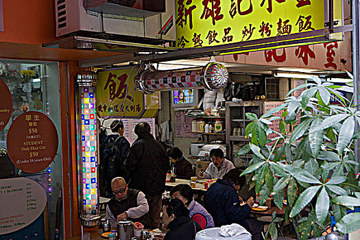 中餐,餐馆,采石场,湾,市场,香港