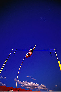 男人,撑杆跳高,多伦多,安大略省,加拿大