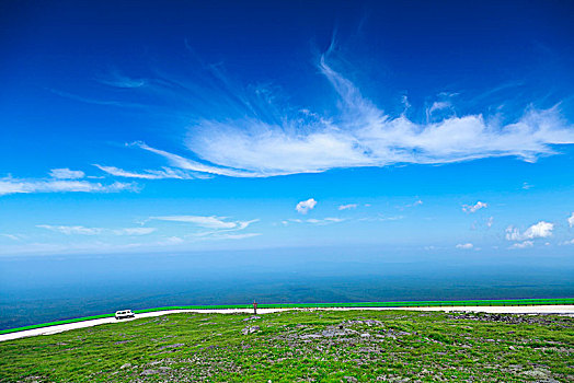 长白山地质森林自然景观