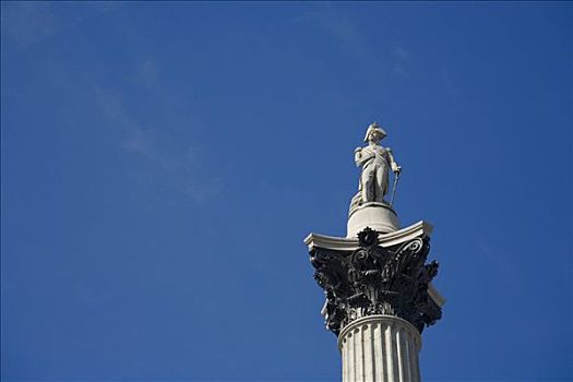 纳尔逊纪念柱,特拉法尔加广场,伦敦,英国,欧洲