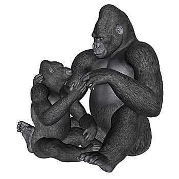 大猩猩,母性