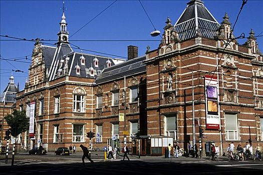 博物馆,建筑,阿姆斯特丹,北荷兰,荷兰,欧洲