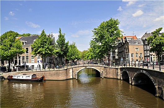 阿姆斯特丹,城镇,船