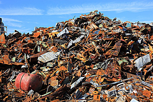 金属废料,回收厂,德国,欧洲