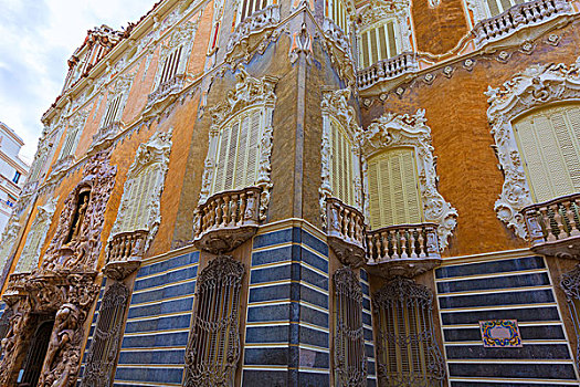 瓦伦西亚,建筑,条纹大理岩,西班牙