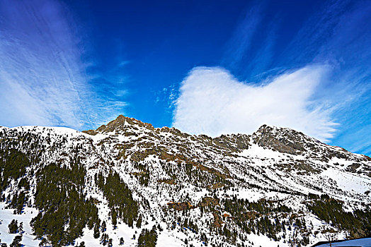 医院,越野滑雪,区域,比利牛斯山脉,韦斯卡,西班牙