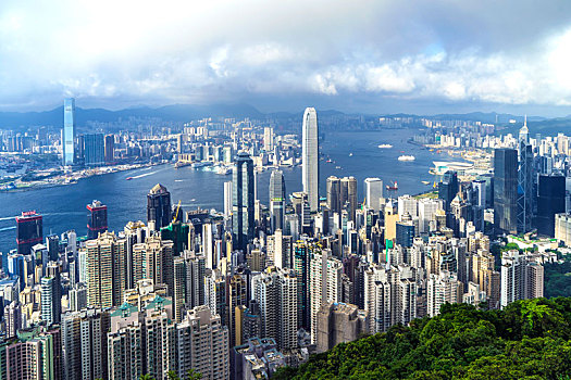 香港,太平山,远眺