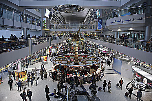 阿联酋,迪拜,机场,购物,区域
