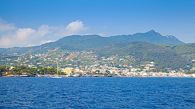 海边风景,伊斯基亚,地中海,海岸,意大利