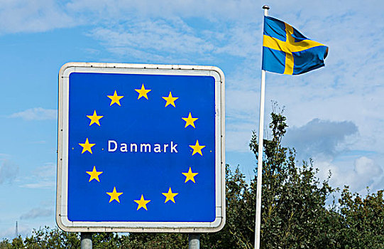 丹麦,标识,欧盟,德国