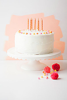 彩虹,生日蛋糕