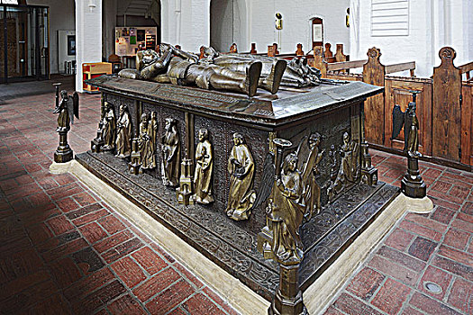 石棺,大教堂,教堂,石荷州,德国,欧洲