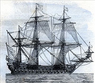 法国,军舰,17世纪,19世纪