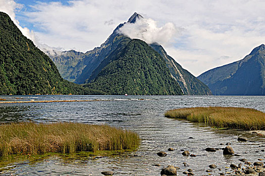 麦特尔峰,米尔福德峡湾,峡湾国家公园,南岛,新西兰