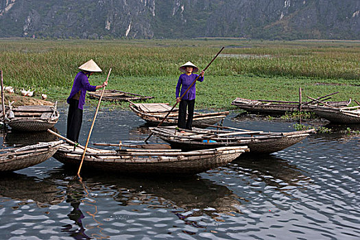 越南,渔船,本地人
