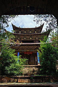 云南诺邓古村寺庙