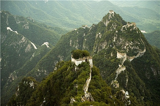 长城,中国,陡峭,山