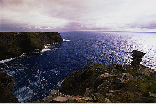 莫赫悬崖,海洋,克雷尔县,爱尔兰