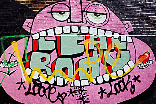 街头艺术,街道,伦敦,英格兰,英国