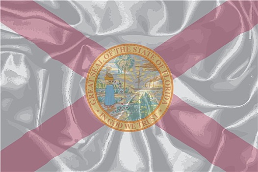 佛罗里达,丝绸,旗帜