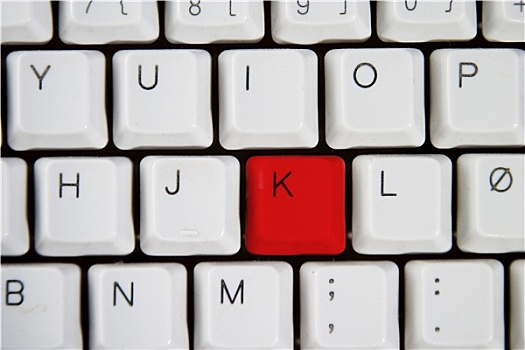 电脑键盘,字母k
