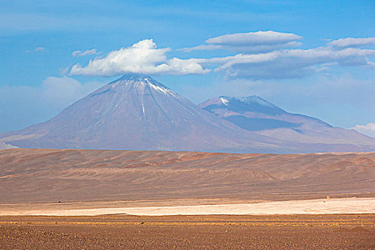 智利,阿塔卡马沙漠,佩特罗,风景,恰卡布科,火山