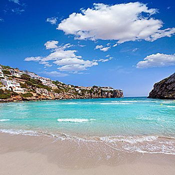 漂亮,海滩,米诺卡岛,巴利阿里群岛,西班牙