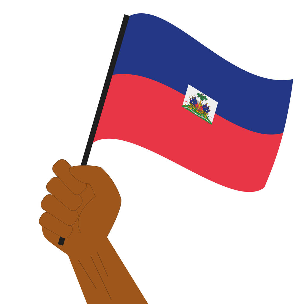 海地国旗 简笔画图片