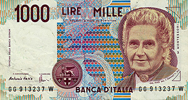 货币,里拉,意大利,玛丽亚