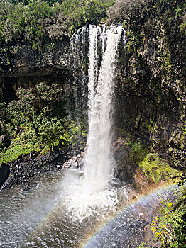 哈尼亚,瀑布,肯尼亚,非洲,大幅,尺寸