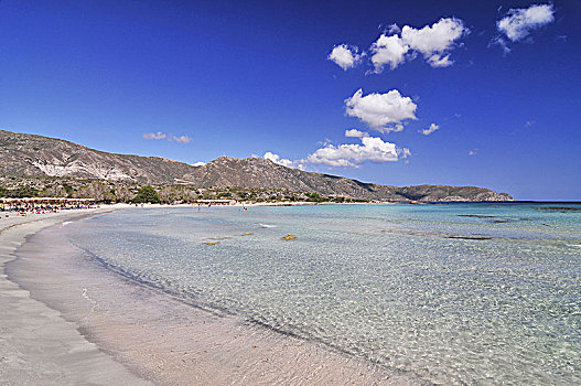 海滩,西南,海岸,克里特岛,岛屿,希腊,一个,神奇,欧洲