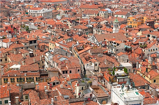 风景,威尼斯,俯视
