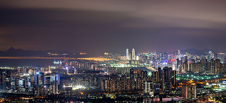 深圳市南山区夜景