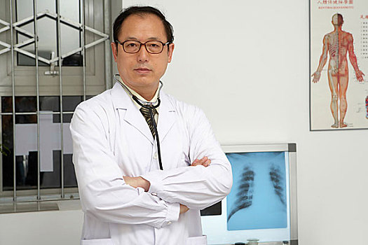 男醫生肖像
