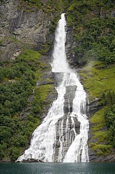 瀑布,求婚者,挪威