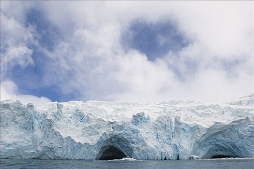 冰河,岸边,岛屿,南极海,南极