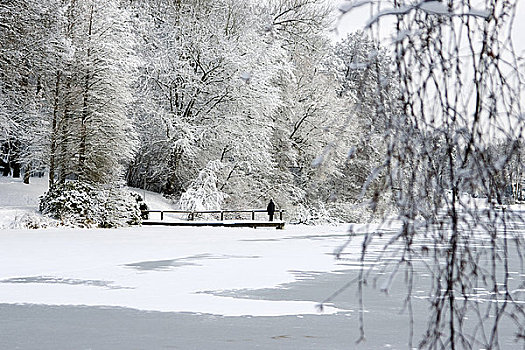 冬季风景,石荷州,德国