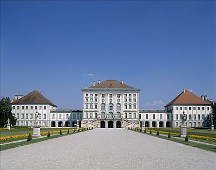 城堡,宁芬堡,慕尼黑,巴伐利亚,德国
